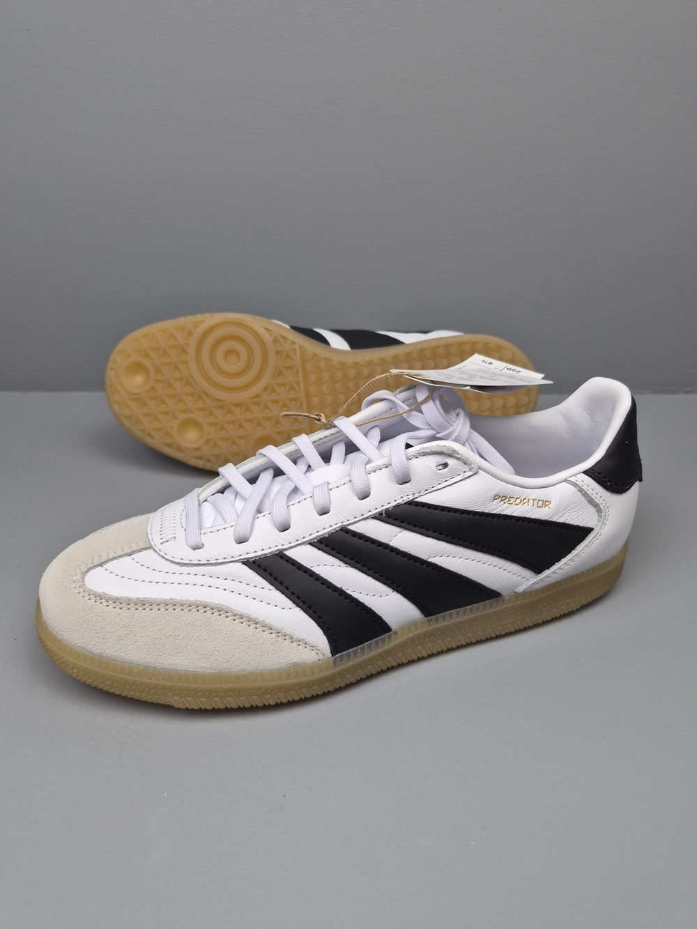 Adidas Predator Freestyle White Gum Indoor Soccer Shoes ID3832 Men's Size 7